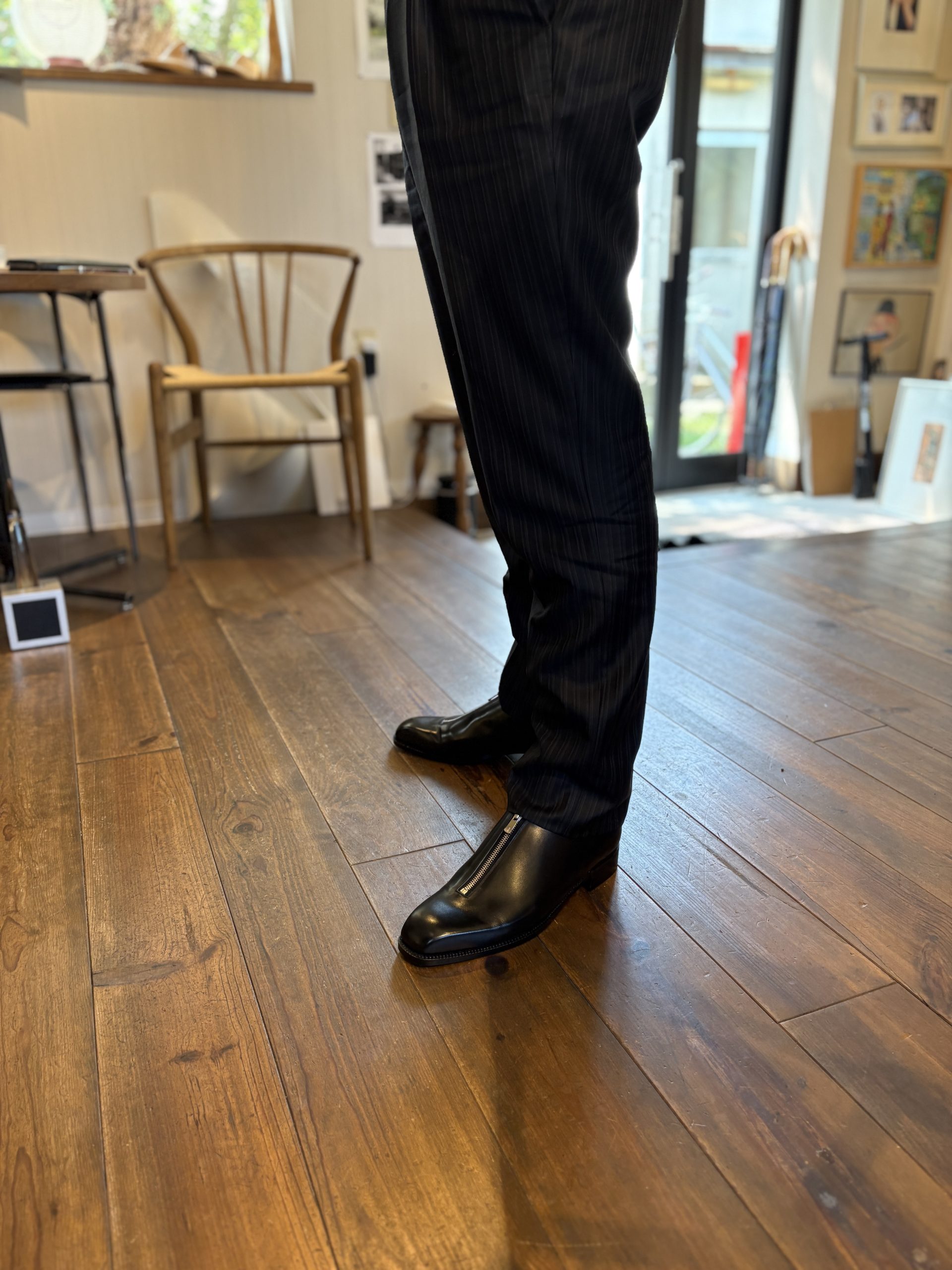 センタージップシューズの横姿